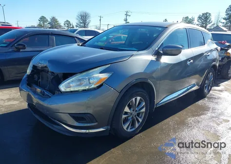 2017 Nissan Murano S from USA, damaged, VIN 5N1AZ2MG1HN197168